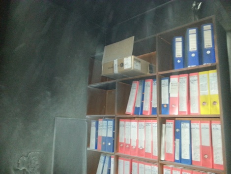 Çınar Devlet Hastanesi’ndeki yangın korkuttu 9