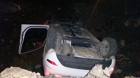 Yola açılan 3 metrelik çukur kazaya neden oldu: 1’i ağır, 8 kişi yaralan 7