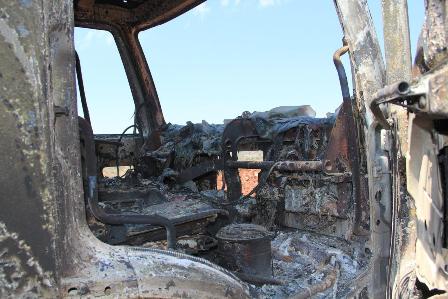 Adıyaman'da baraj inşaatındaki 5 iş makinesi PKK'lılar tarafından yakıld 18