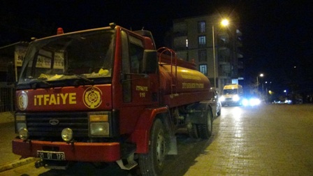 Çınar'da 50 metrelik direğe çıkan şahıs 17 saat sonra indi 4