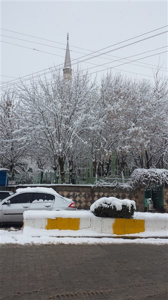 Çınar’da yoğun kar yağışı devam ediyor 26