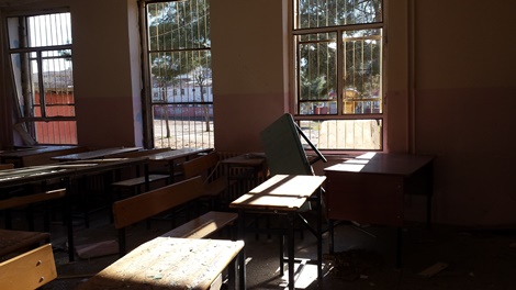 Çınar'daki patlamada Çınar İmam Hatip Lisesi büyük zarar gördü 18