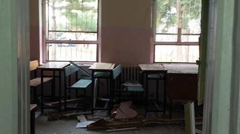 Çınar'daki patlamada Çınar İmam Hatip Lisesi büyük zarar gördü 5