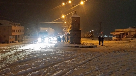 Çınar’da yoğun kar yağışı 13