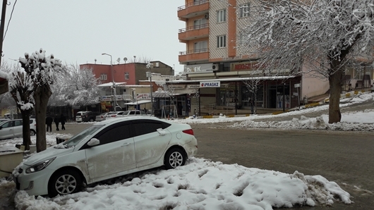 Çınar’da yoğun kar yağışı 15