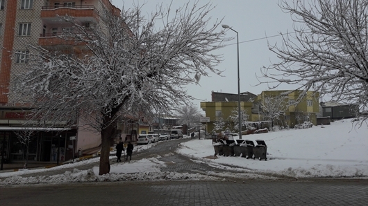 Çınar’da yoğun kar yağışı 16