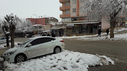 Çınar’da yoğun kar yağışı 17