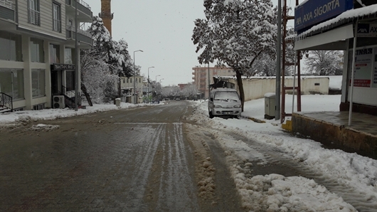 Çınar’da yoğun kar yağışı 20
