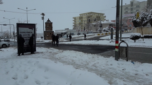 Çınar’da yoğun kar yağışı 30