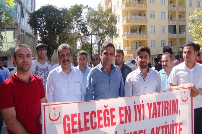 Hastane personelleri ‘sağlıklı yaşam’ için yürüdü 7