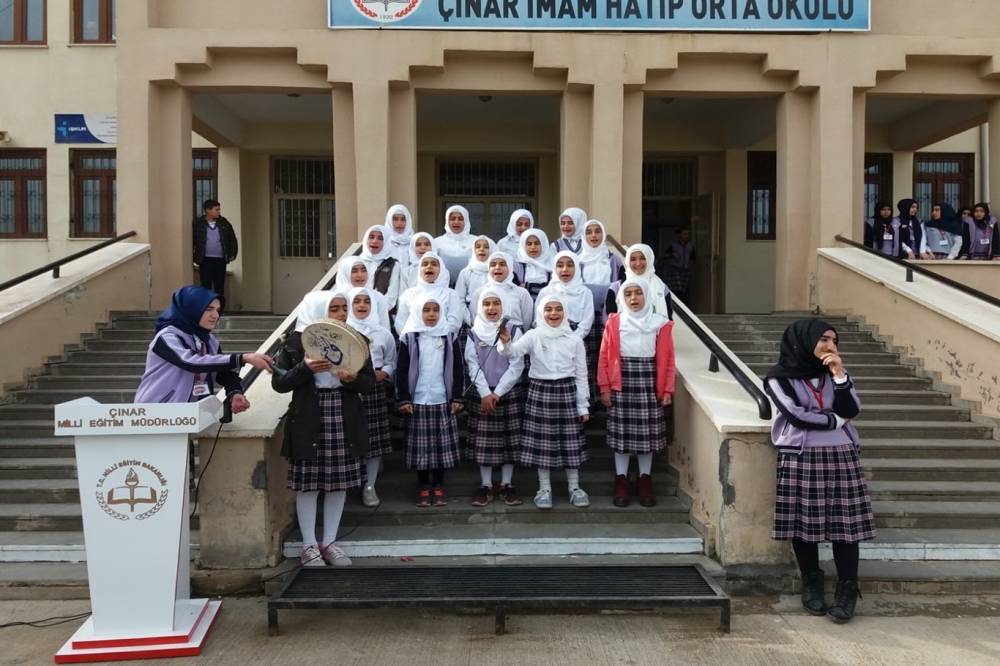 Çınar İmam hatip ortaokulu öğrencileri Mevlid-i Nebi etkinliği düzenledi 4