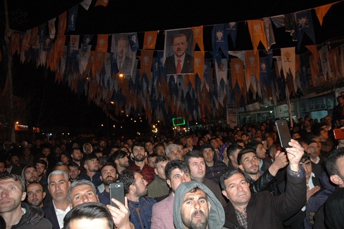 İçişleri Bakanı Süleyman Soylu Çınar'da 10