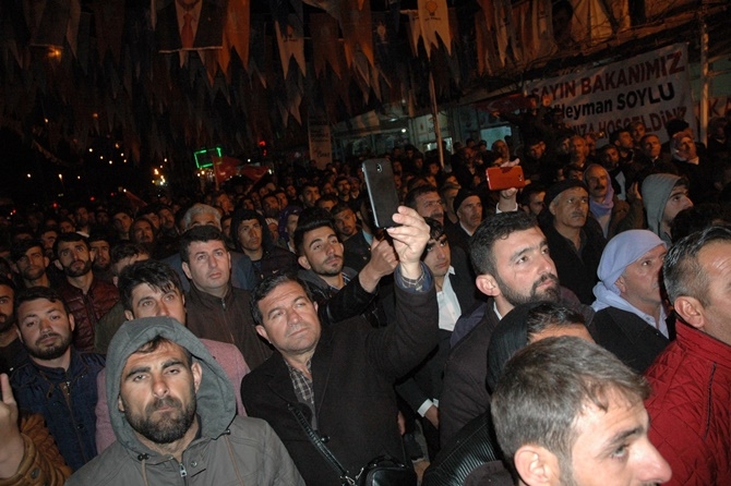İçişleri Bakanı Süleyman Soylu Çınar'da 12