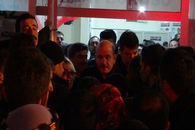 İçişleri Bakanı Süleyman Soylu Çınar'da 31