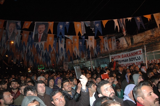 İçişleri Bakanı Süleyman Soylu Çınar'da 8