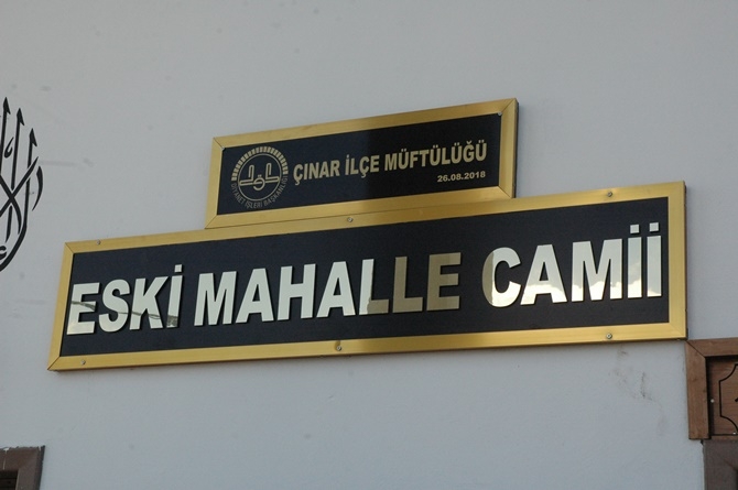 Çınar Eski Mahalle Cami dualarla açıldı 1
