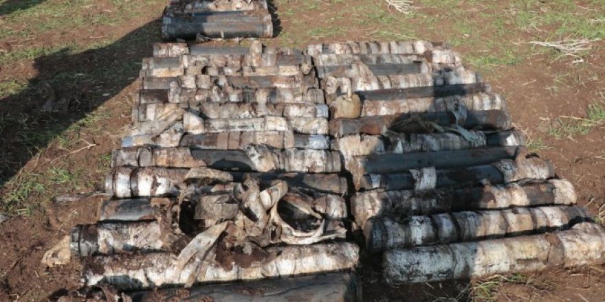 Çınar'da PKK'ye ait cephanelik ele geçirildi