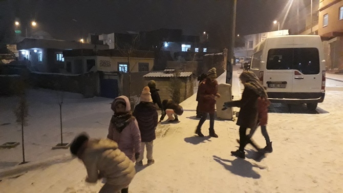 Çınar ilçemizden kar manzaraları 16