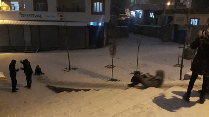Çınar ilçemizden kar manzaraları 18