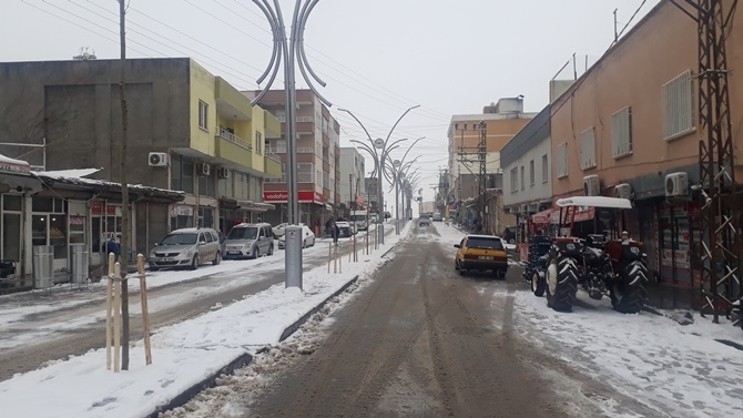 Çınar ilçemizden kar manzaraları 24