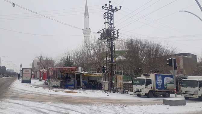 Çınar ilçemizden kar manzaraları 31