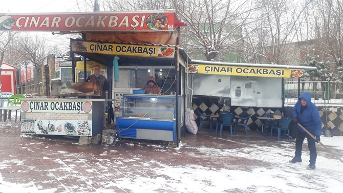 Çınar ilçemizden kar manzaraları 33