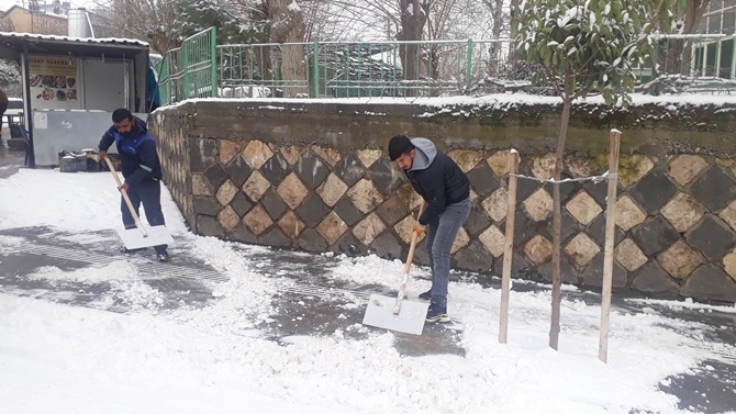 Çınar ilçemizden kar manzaraları 34