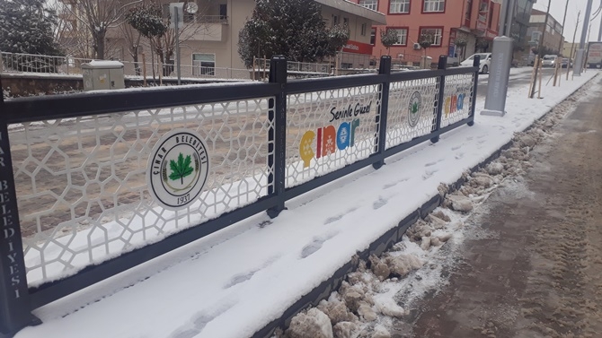 Çınar ilçemizden kar manzaraları 35