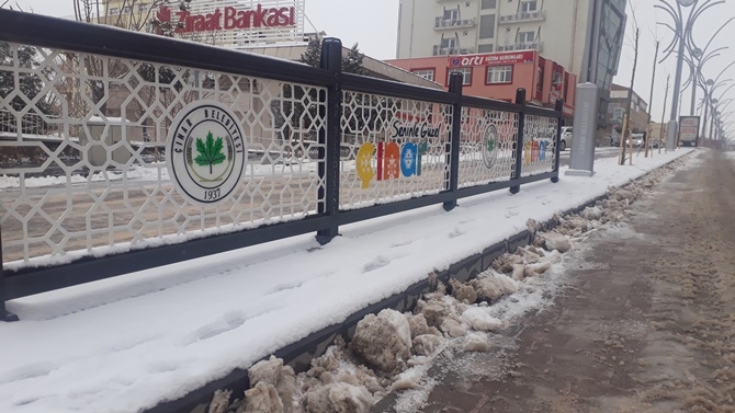 Çınar ilçemizden kar manzaraları 36