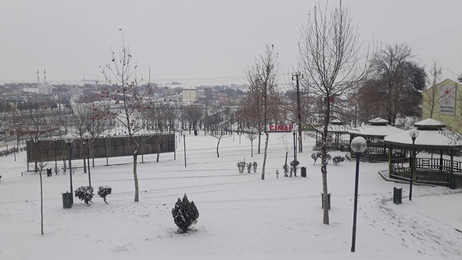 Çınar ilçemizden kar manzaraları 41