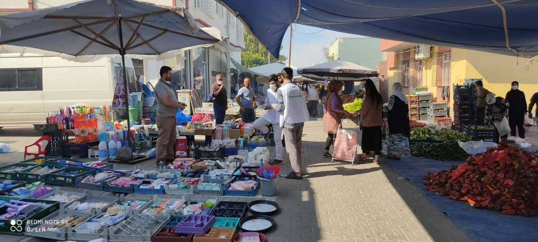 HÜDA PAR Çınar Gençlik kollarından maske dağıtımı 12