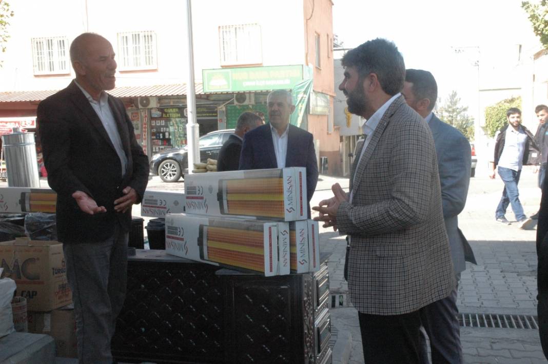 HÜDA PAR heyeti Çınar esnafını ziyaret etti 10