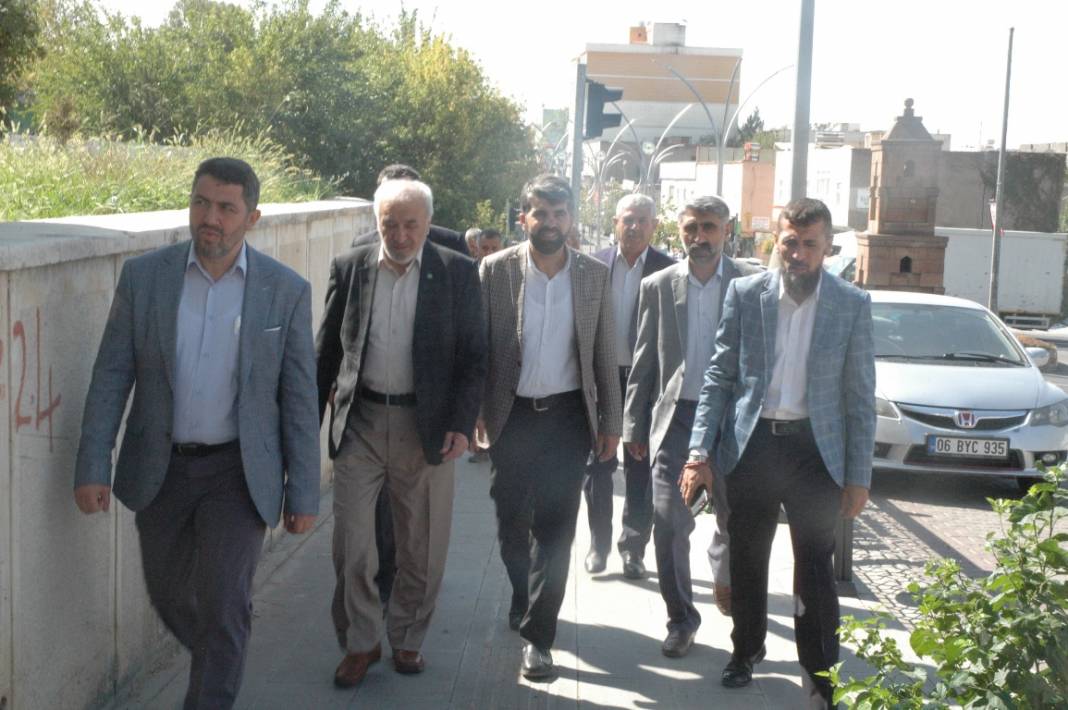HÜDA PAR heyeti Çınar esnafını ziyaret etti 13