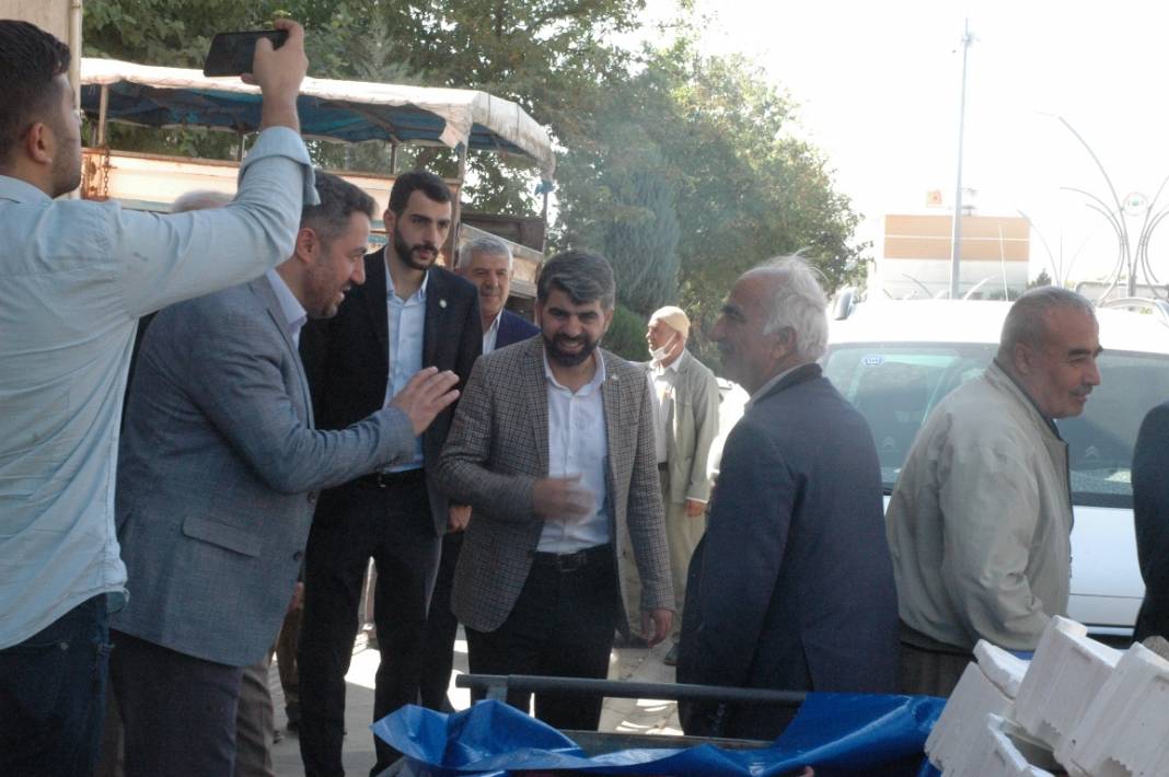 HÜDA PAR heyeti Çınar esnafını ziyaret etti 14
