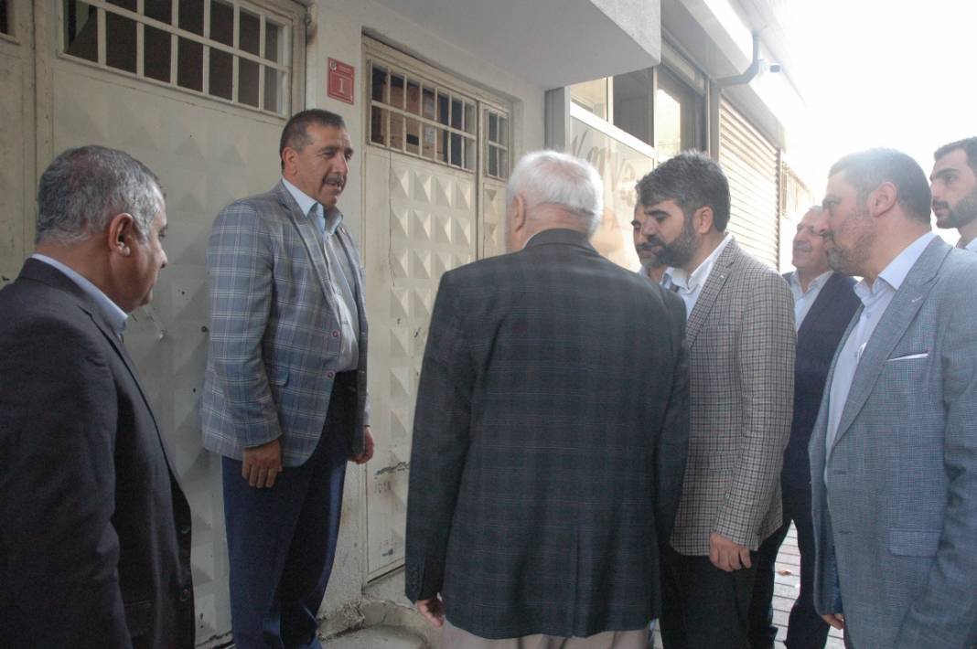 HÜDA PAR heyeti Çınar esnafını ziyaret etti 15