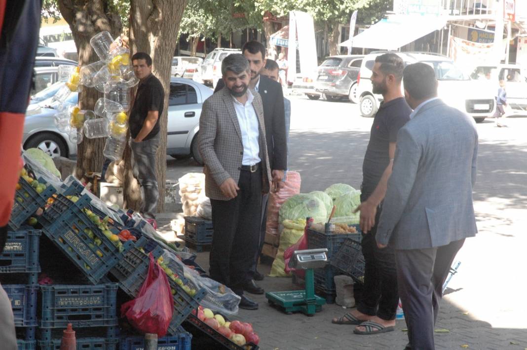 HÜDA PAR heyeti Çınar esnafını ziyaret etti 18