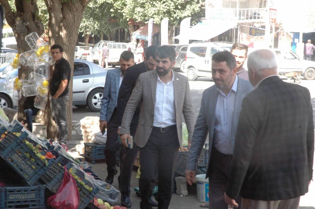 HÜDA PAR heyeti Çınar esnafını ziyaret etti 19