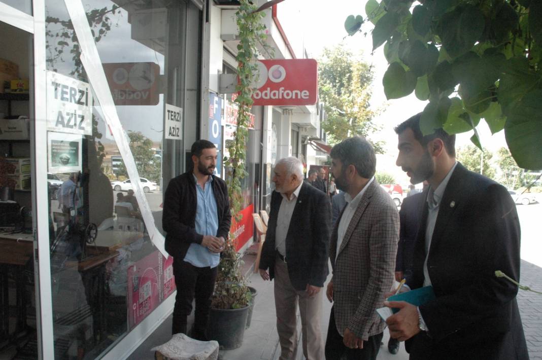 HÜDA PAR heyeti Çınar esnafını ziyaret etti 23
