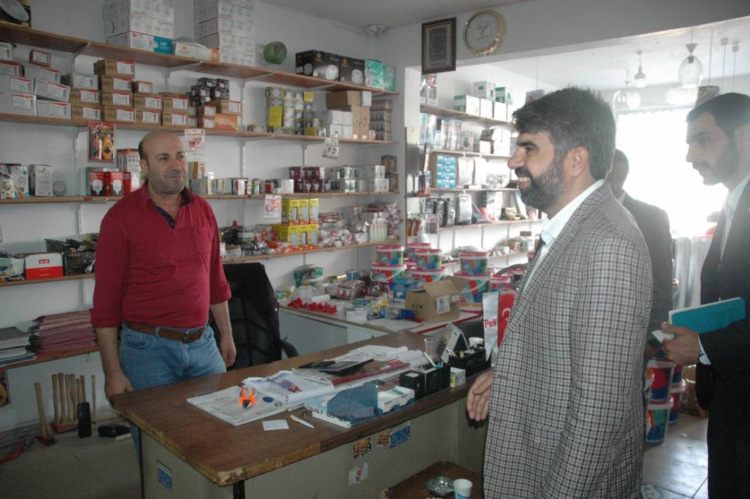 HÜDA PAR heyeti Çınar esnafını ziyaret etti 24