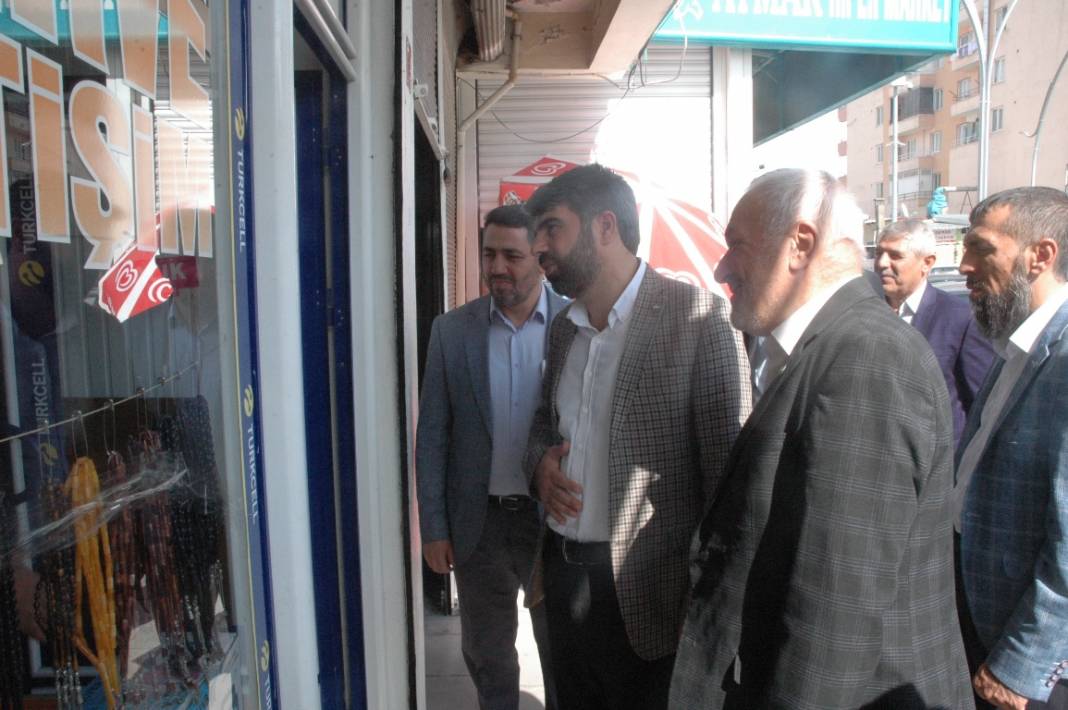 HÜDA PAR heyeti Çınar esnafını ziyaret etti 25
