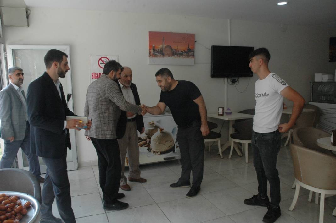 HÜDA PAR heyeti Çınar esnafını ziyaret etti 26