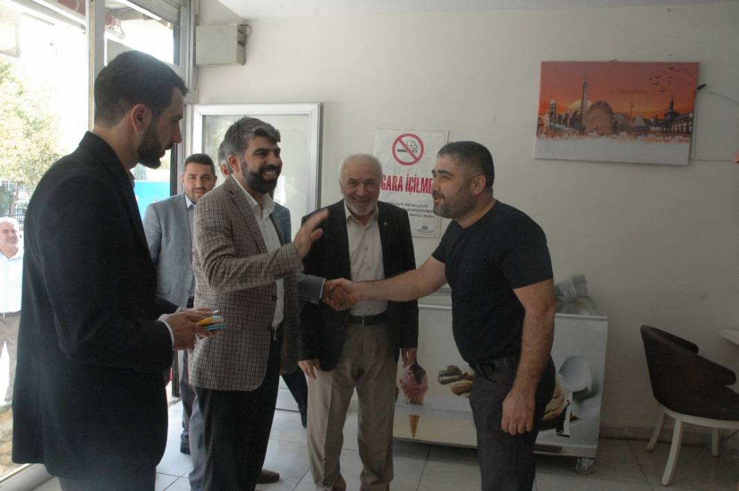 HÜDA PAR heyeti Çınar esnafını ziyaret etti 27