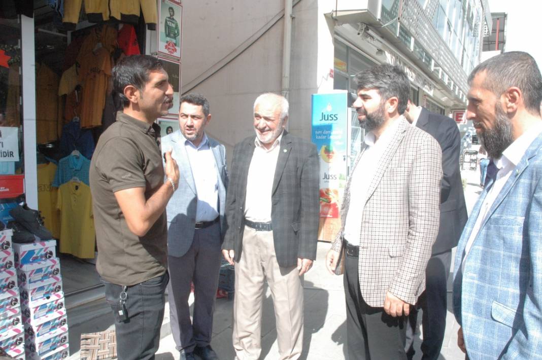 HÜDA PAR heyeti Çınar esnafını ziyaret etti 28