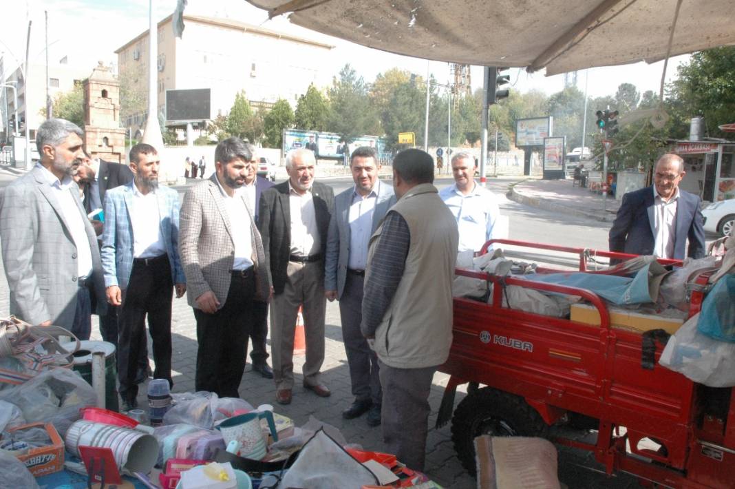 HÜDA PAR heyeti Çınar esnafını ziyaret etti 29