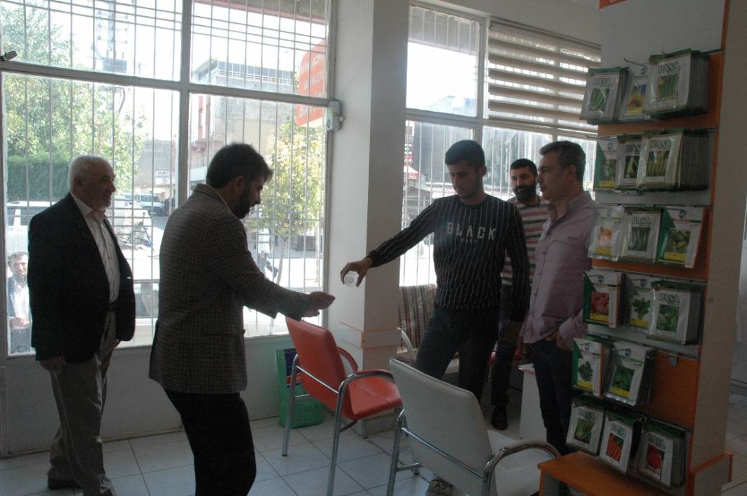HÜDA PAR heyeti Çınar esnafını ziyaret etti 30