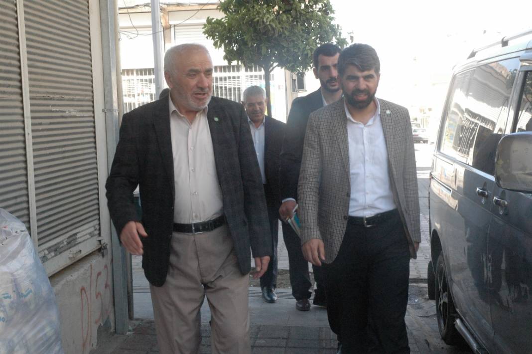 HÜDA PAR heyeti Çınar esnafını ziyaret etti 7