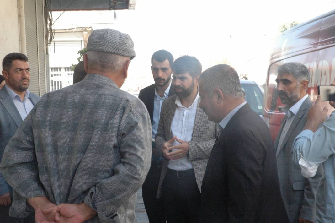 HÜDA PAR heyeti Çınar esnafını ziyaret etti 8