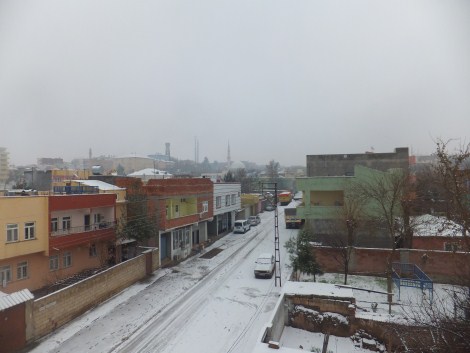 Çınar'da Kar Yağdı 5