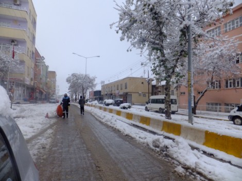 Çınar'dan Kar Manzaraları 13