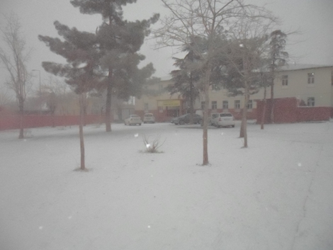 Çınar'da Kar Yağışı Başladı 18